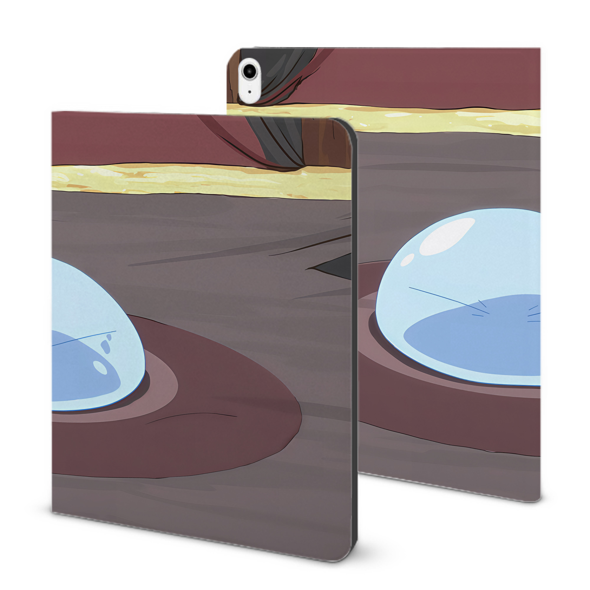 （画像用） 転スラ Regarding Reincarnated to Slime IPadケース ペンホルダー付き ブックスタイルデザイン